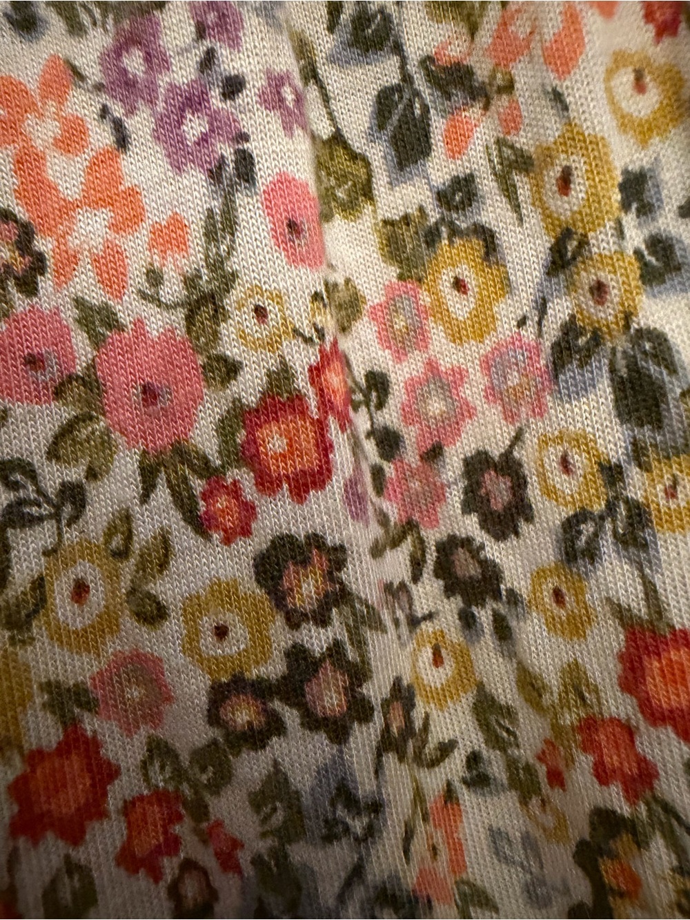 LOFT Autumn Floral Blouse for Fall size Large - Picture 3 of 6